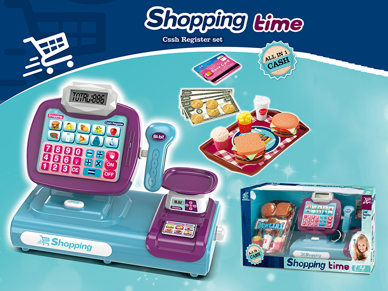 Cash Register Hamburger Set(Touch Screen ,With Voice Function)