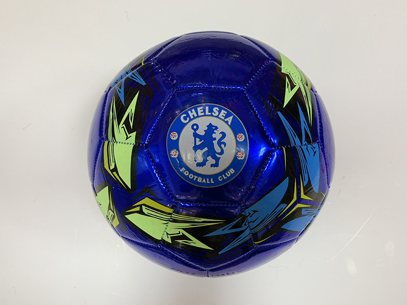 Metal Color Leather Football (Team Logo)