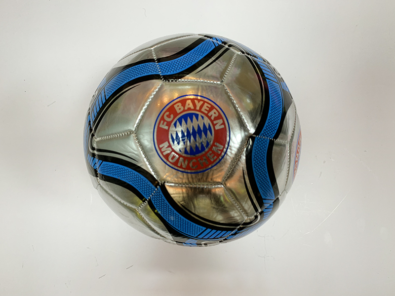 Metal Color Leather Football (Team Logo)