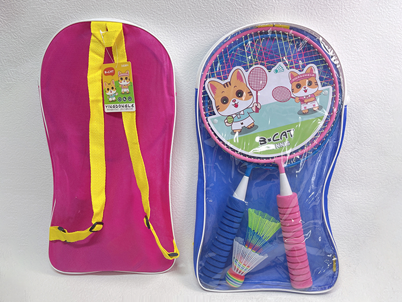 Iron Ring Badminton Racket (Sponge Handle)