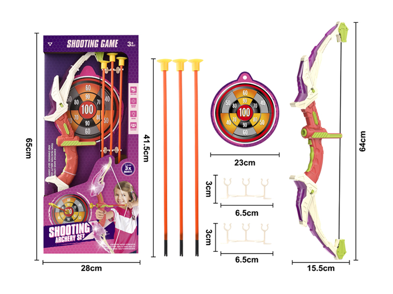 Bow And Arrow Set With Light