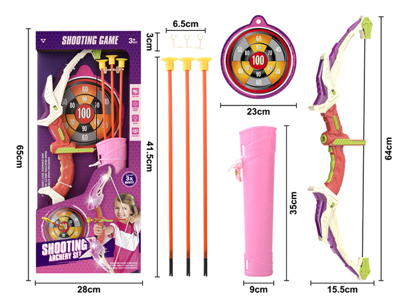 Bow And Arrow Set With Light