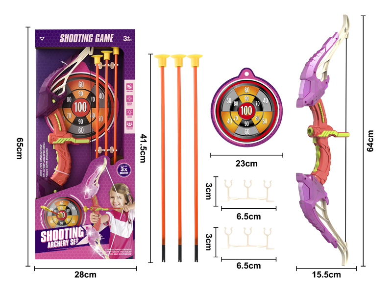 Bow And Arrow Set With Light