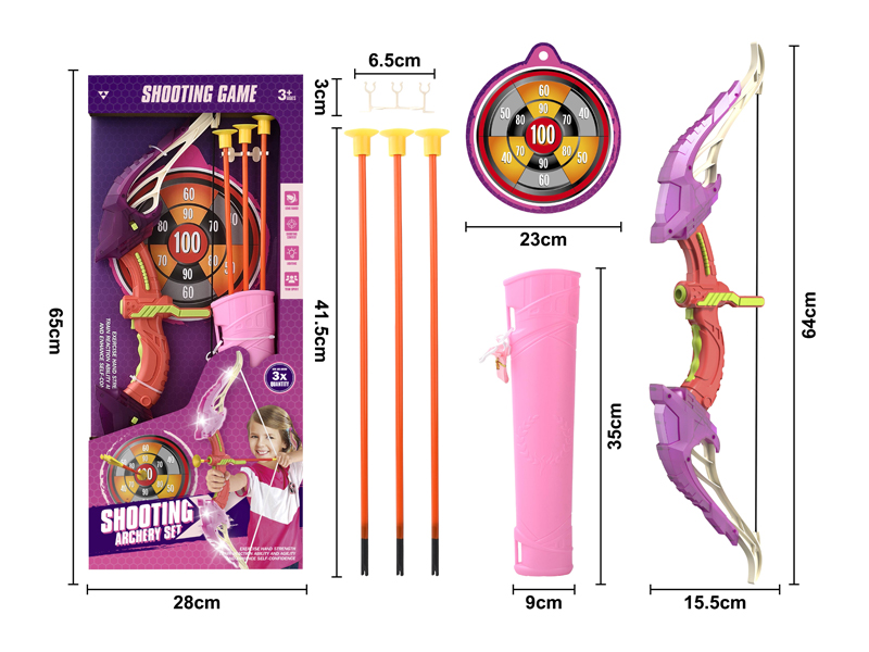 Bow And Arrow Set With Light