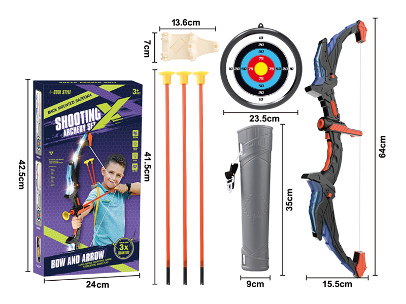 Bow And Arrow Set With Light