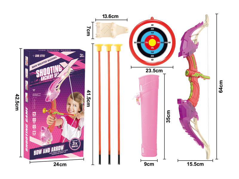 Bow And Arrow Set With Light