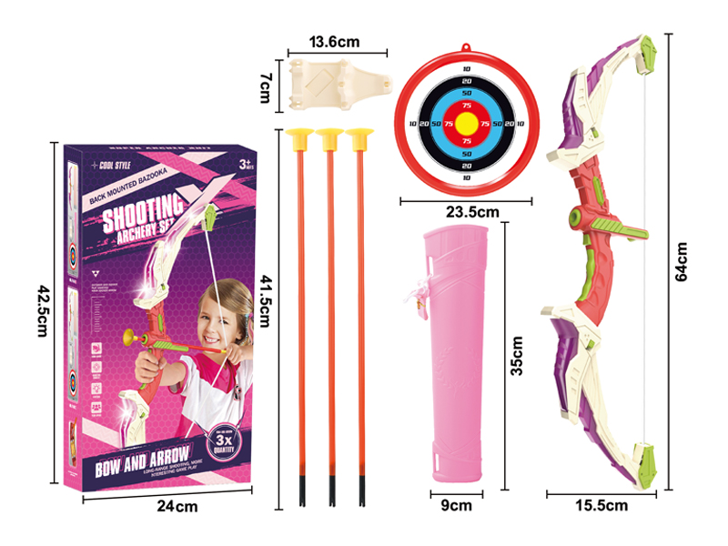 Bow And Arrow Set With Light