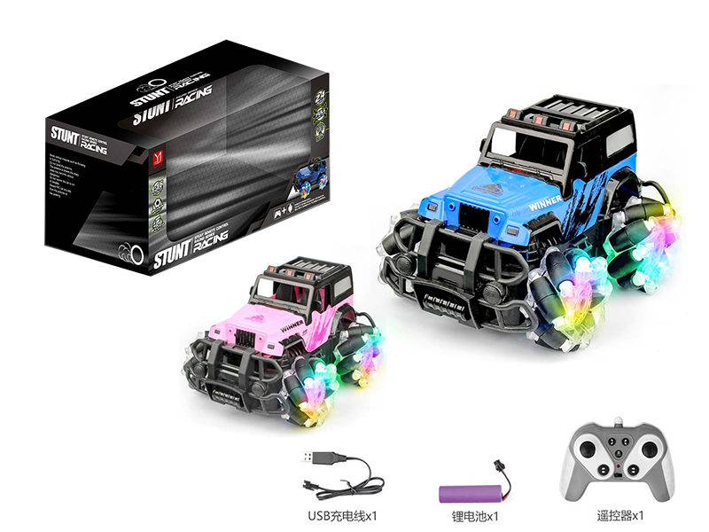 2.4G Remote Control Off-Road Stunt Car With Lights And Music
