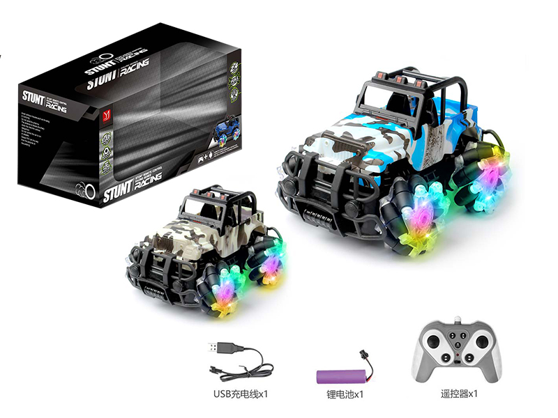 2.4G Remote Control Off-Road Stunt Car With Lights And Music