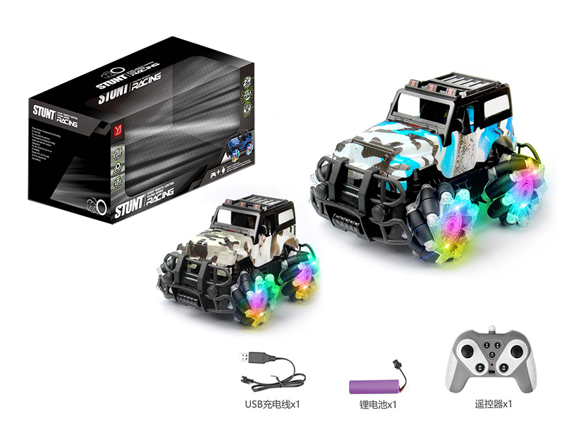 2.4G Remote Control Off-Road Stunt Car With Lights And Music