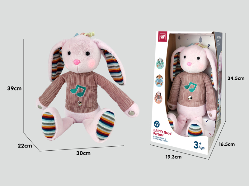 Induction Beat Plush Rabbit Toy