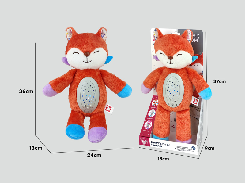 Plush Fox With Sound And Light