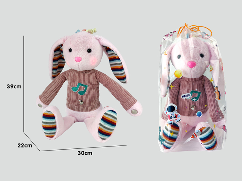 Induction Beat Plush Rabbit Toy