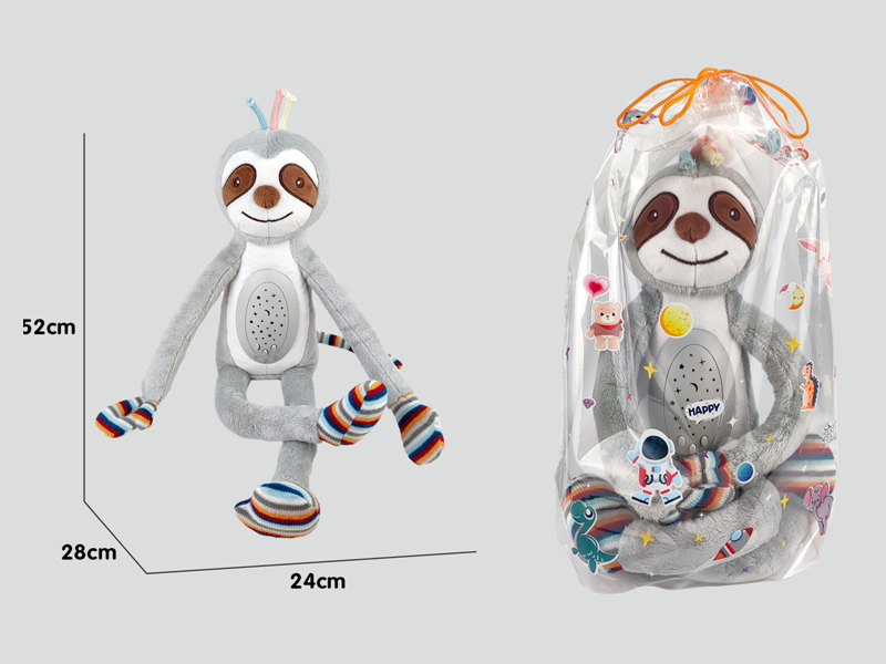 Plush Sloth With Sound And Light