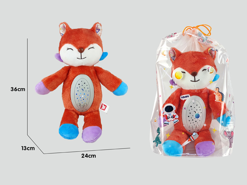Plush Fox With Sound And Light