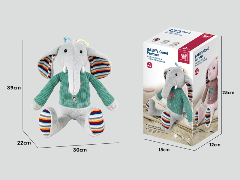 Induction Beat Plush Elephant Toy