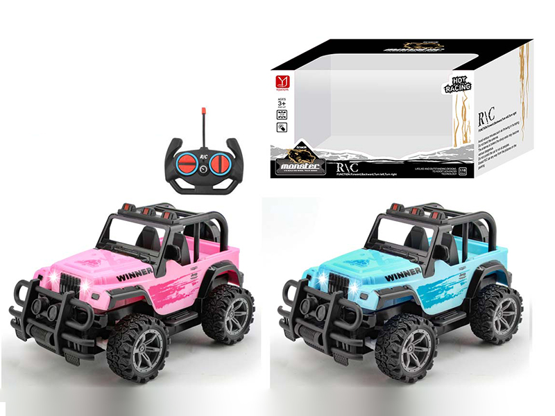 1:18 4 Channel Remote Control Wrangler SUV