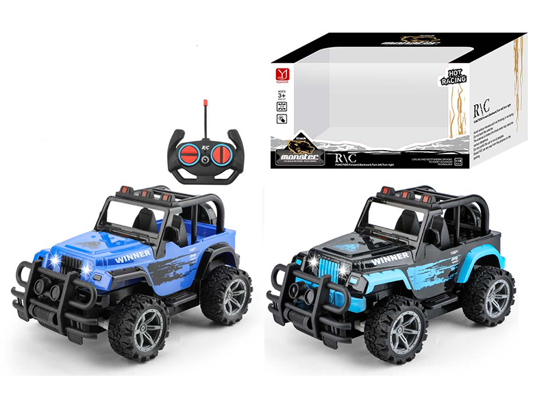 1:18 4 Channel Remote Control Wrangler SUV
