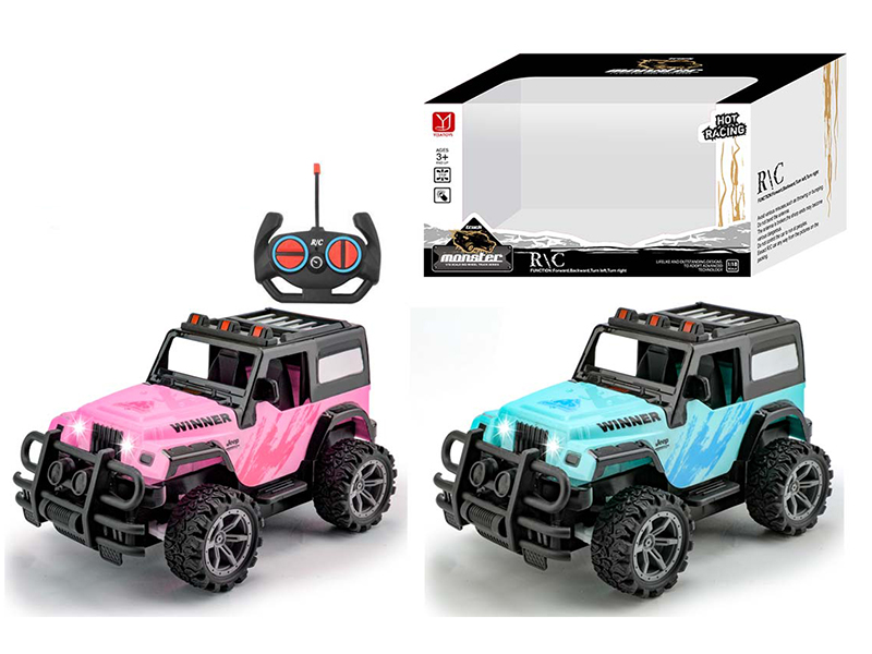1:18 4 Channel Remote Control Jeep SUV