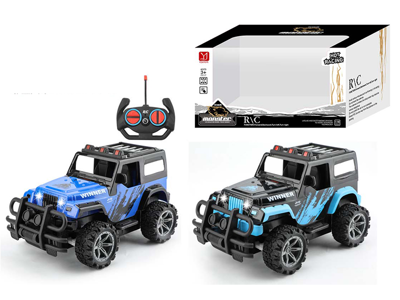 1:18 4 Channel Remote Control Jeep SUV