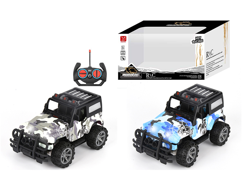 1:18 4 Channel Remote Control Jeep SUV