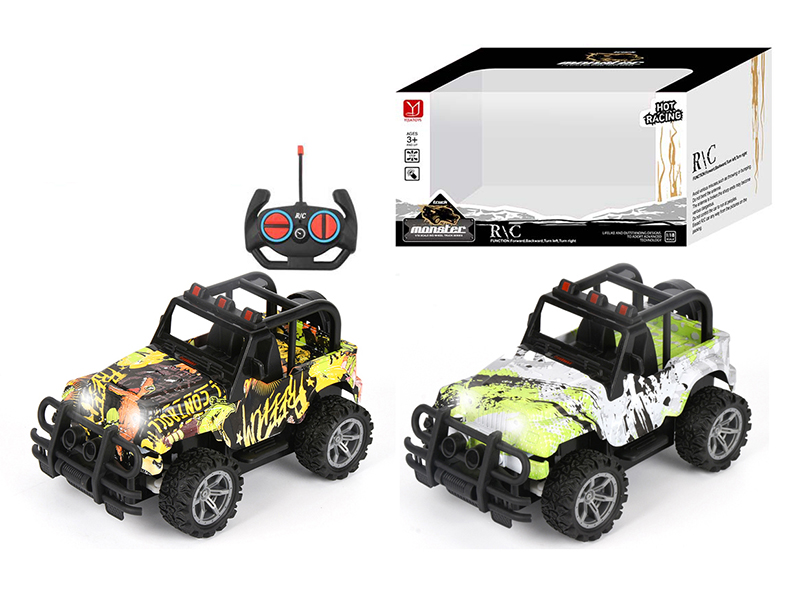 1:18 4 Channel Remote Control Wrangler SUV