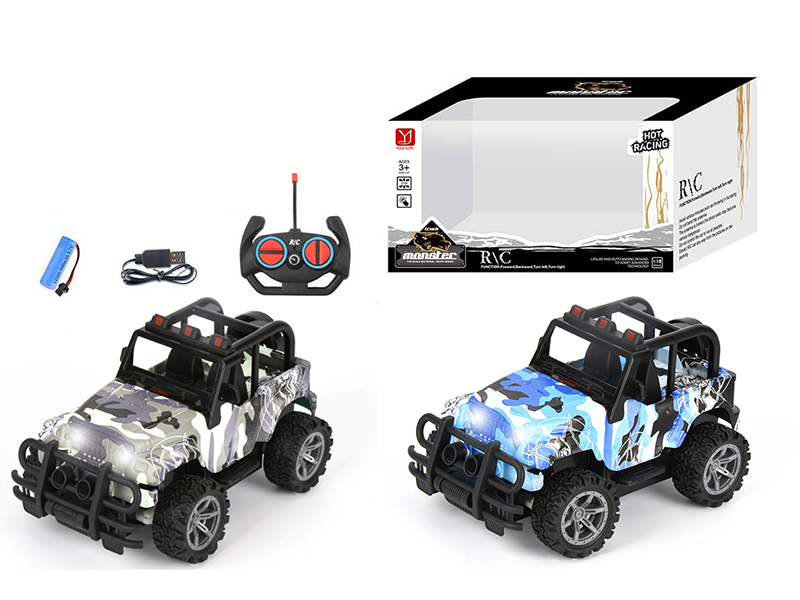 1:18 4 Channel Remote Control Wrangler SUV