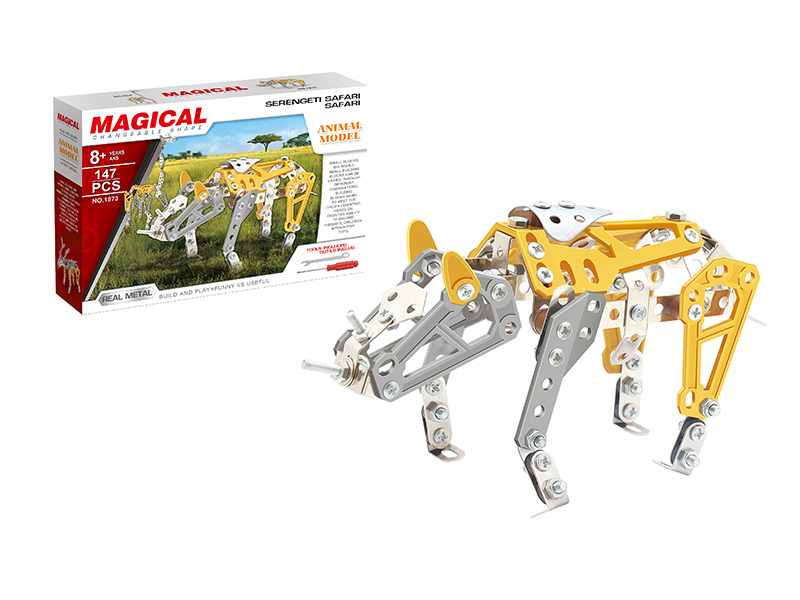 DIY Metal Building Blocks - Rhino 147pcs