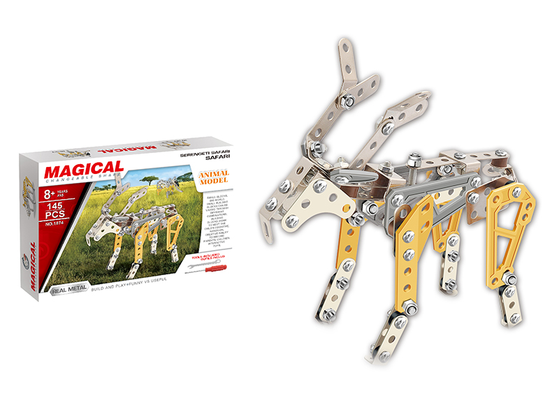 DIY Metal Building Blocks- Goat 145pcs