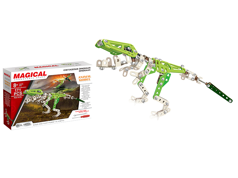 DIY Metal Building Blocks - Tyrannosaurus Rex 171pcs