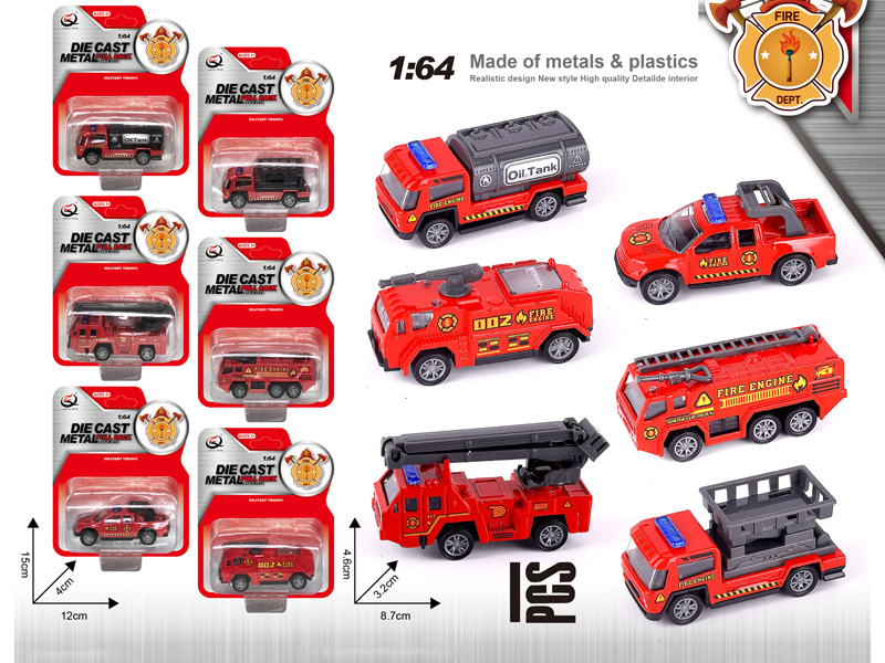 1:64 Alloy Pull Back Car