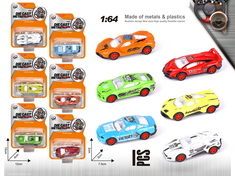 1:64 Alloy Pull Back Car