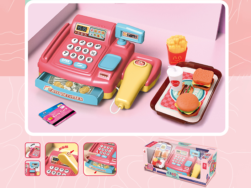 Cash Register Hamburger Set(Three Switching Mode Functions)