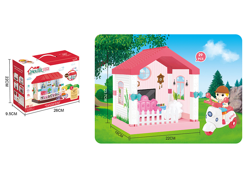 DIY Scene Villa With Music 29pcs