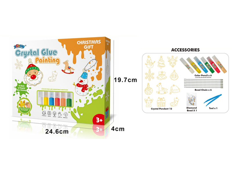 DIY Crystal Colored Glue - Christmas Gift