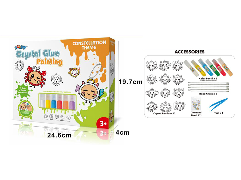 DIY Crystal Colored Glue - Constellation A/B