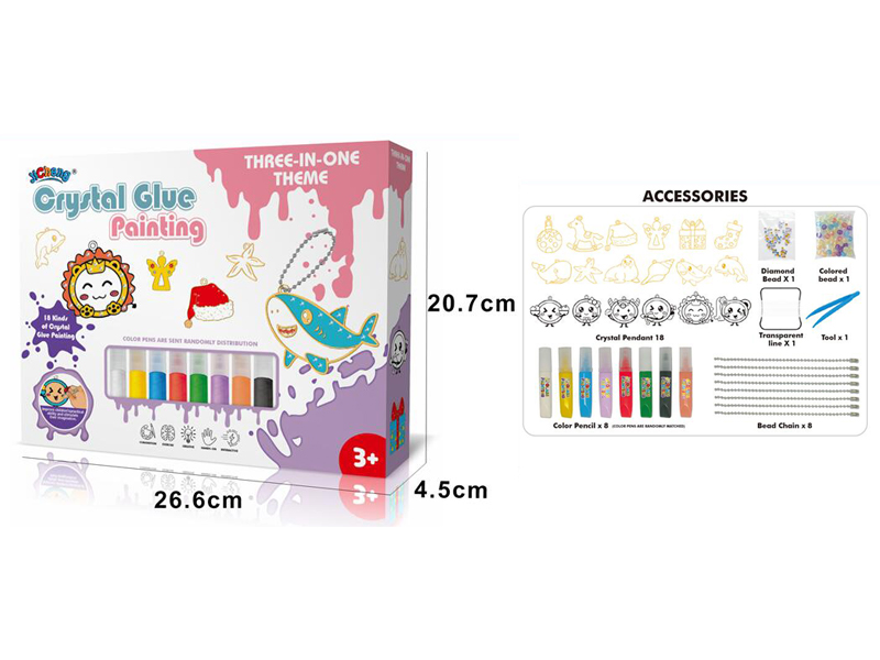 DIY Crystal Colored Glue - Christmas/Constellation/Ocean