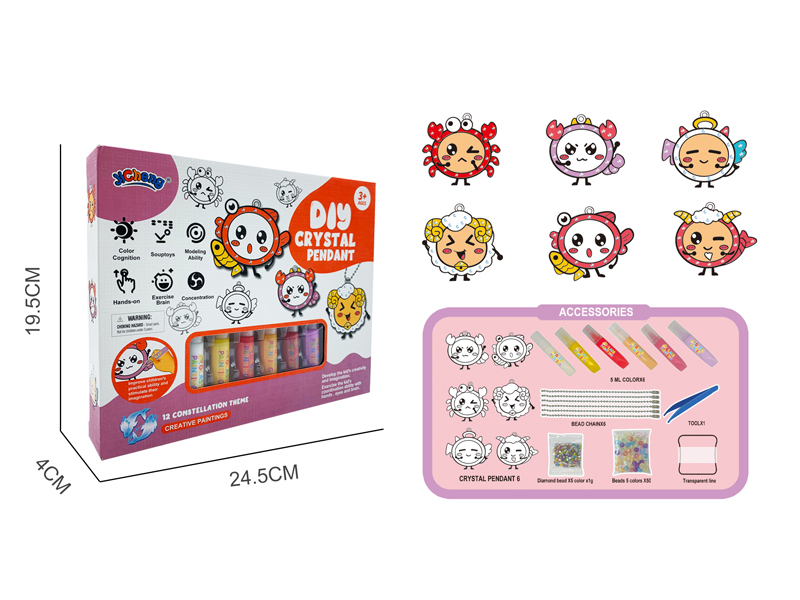 DIY Crystal Colored Glue -Constellation A