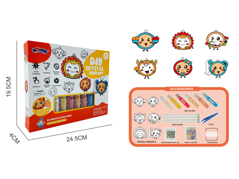 DIY Crystal Colored Glue -Constellation B