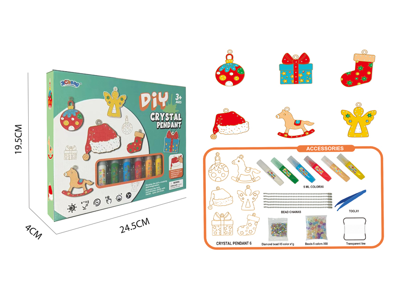 DIY Crystal Colored Glue -Christmas Present