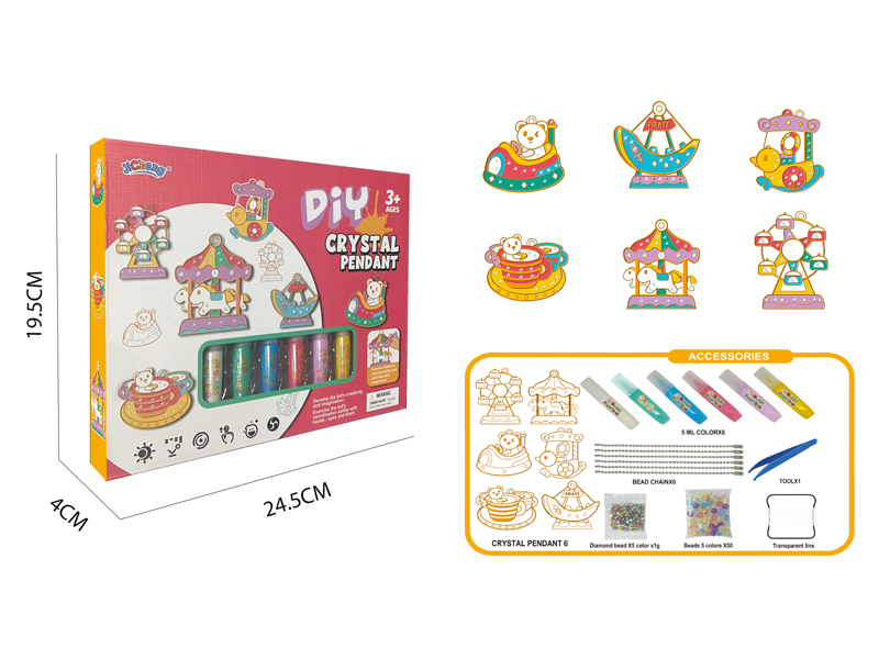 DIY Crystal Colored Glue -Amusement Park