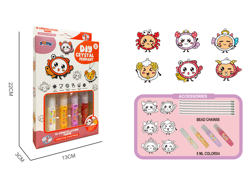 DIY Crystal Colored Glue -Constellation A