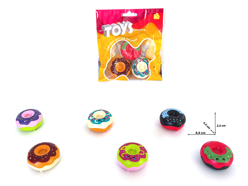 Pull Back Cartoon Donut Car