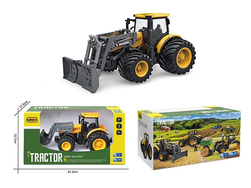 Friction Farmer'S Push Car