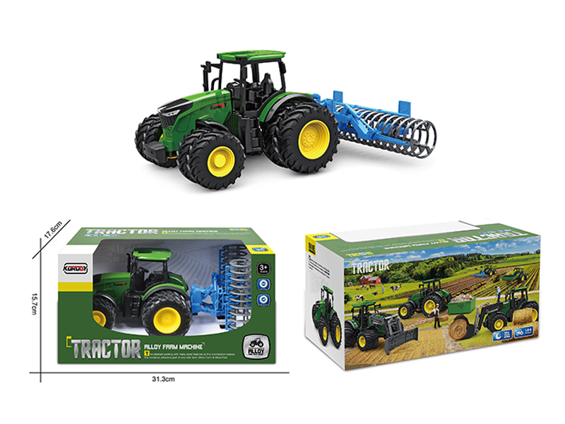 Slide Alloy Farmer'S Flattening Car