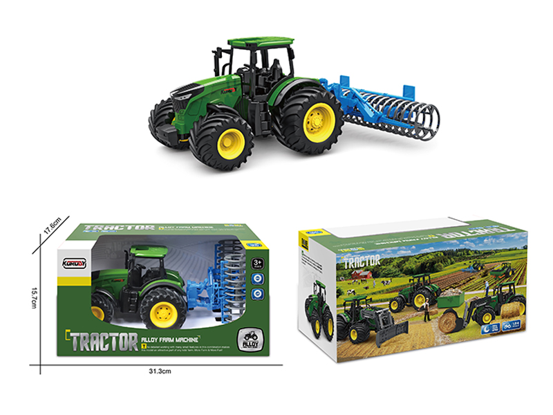 Slide Alloy Farmer'S Flattening Car