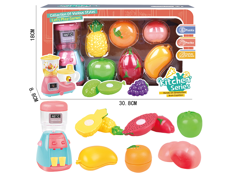 Water Dispenser + Cuttable Fruit Toy