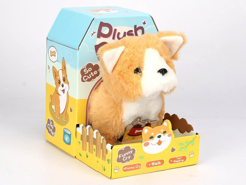 B/O Plush Corgis Dog