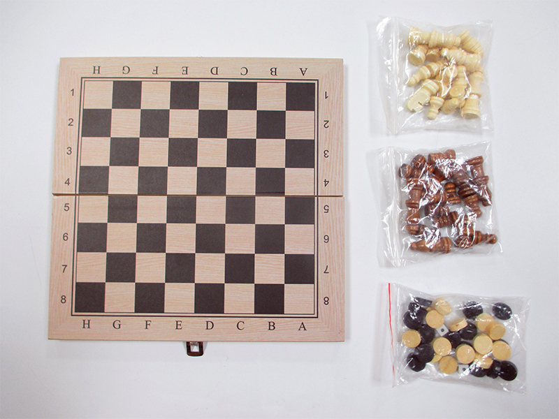 Wooden Chess Toy Set