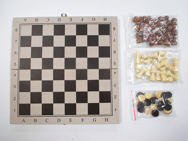 Wooden Chess Toy Set